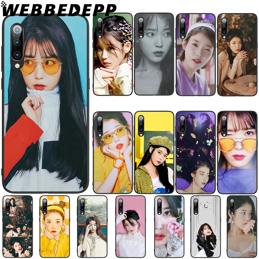 WEBBEDEPP IU Lee Ji Eun мягкий чехол из ТПУ для Xiaomi Mi 6 8 A2 Lite 9 Pro A1 Mix 2s Max 3 F1 | Мобильные