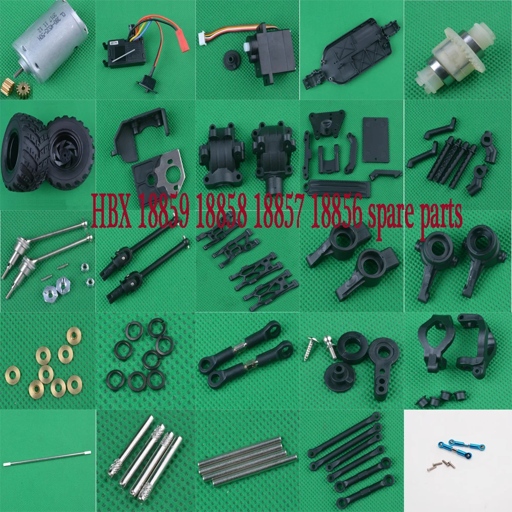 HBX 18859 18858 18857 18856 1/18 RC Car Spare Parts Front and rear lower Swing