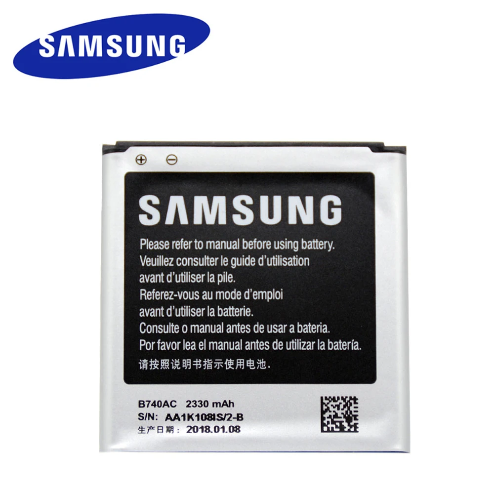 

Original B740AE B740AC for Samsung Galaxy S4 Zoom SM-C101 C1010 C105 C105A C105K High Quality Replacement Battery 2330mAh