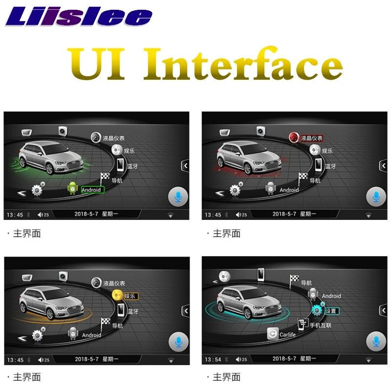 Liislee Car Multimedia Player NAVI For Audi A6 A6L S6 RS6 C7 4G 2012~2018 Original Car System Radio Stereo GPS Screen Navigation 9