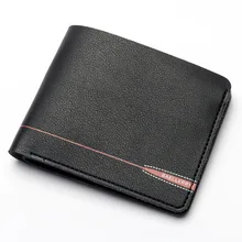 ENGYEE 2017 New font b Men b font Short font b Wallets b font Black Brown