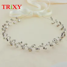 TRiXY H48-S Кристалл Бисер свадебные аксессуары для волос вызвало стразами свадебные аксессуары для Мечта свадебное Быстрая