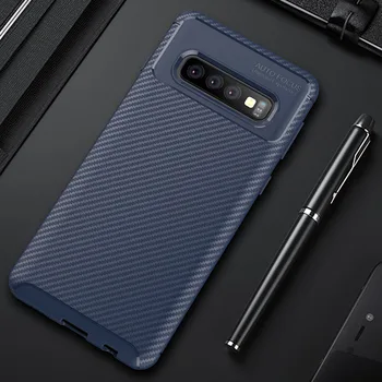 

30pcs/lot For Samsung Galaxy S10 S10 Plus Case Soft Carbon Fiber Ultra Thin TPU Cover For Samsung Galaxy S10 Lite