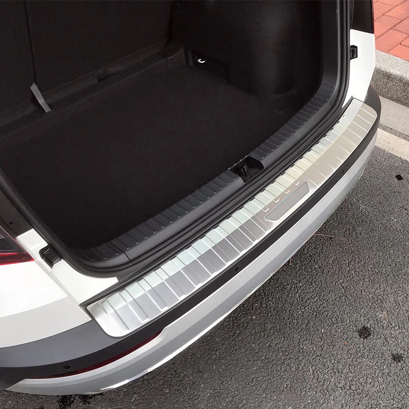 Ladekantenschutz Edelstahl CHROM kompatibel für Skoda Karoq | NU7 | BJ ab 2017> | premium Ladekantenschutz Edelstahl CHROM kompatibel für Skoda Karoq | NU7 | BJ ab 2017> | premium