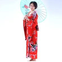 Модные национальные тренды женское кимоно юката с Obi Новинка вечернее платье японский карнавальный костюм Цветочный