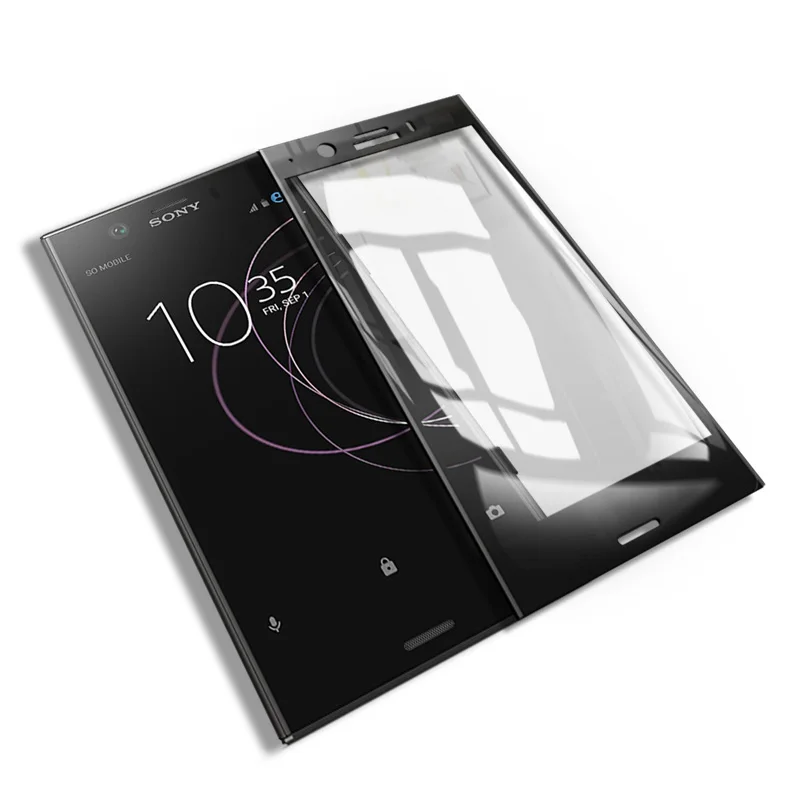 Full Cover Tempered Glass for Sony Xperia XZ1 Compact Screen Protector Phone Protective Film | Мобильные телефоны и