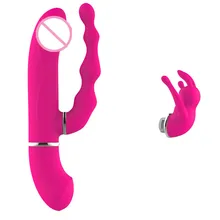 NoEnName_Null vibrators for women dildo vibrator dildo realistic 2 In 1 Vibrator Dual Head Vibration Sex Toys Massager G0318#30