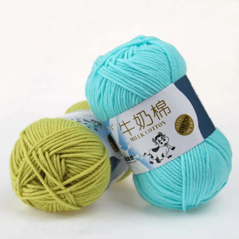 

500g/lot High Quality Warm DIY Milk Cotton Yarn Baby Wool Yarn for Knitting Children Hand Knitted Yarn Knit Blanket Crochet Yarn