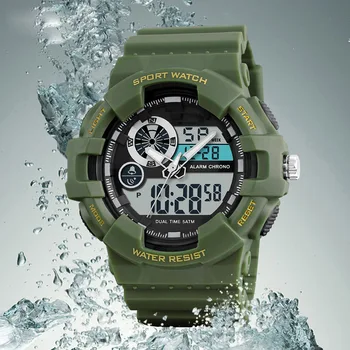 

2019 fashion cool men boys large multifunctional military watches female limited edition quartz wristwatch water resistant clock