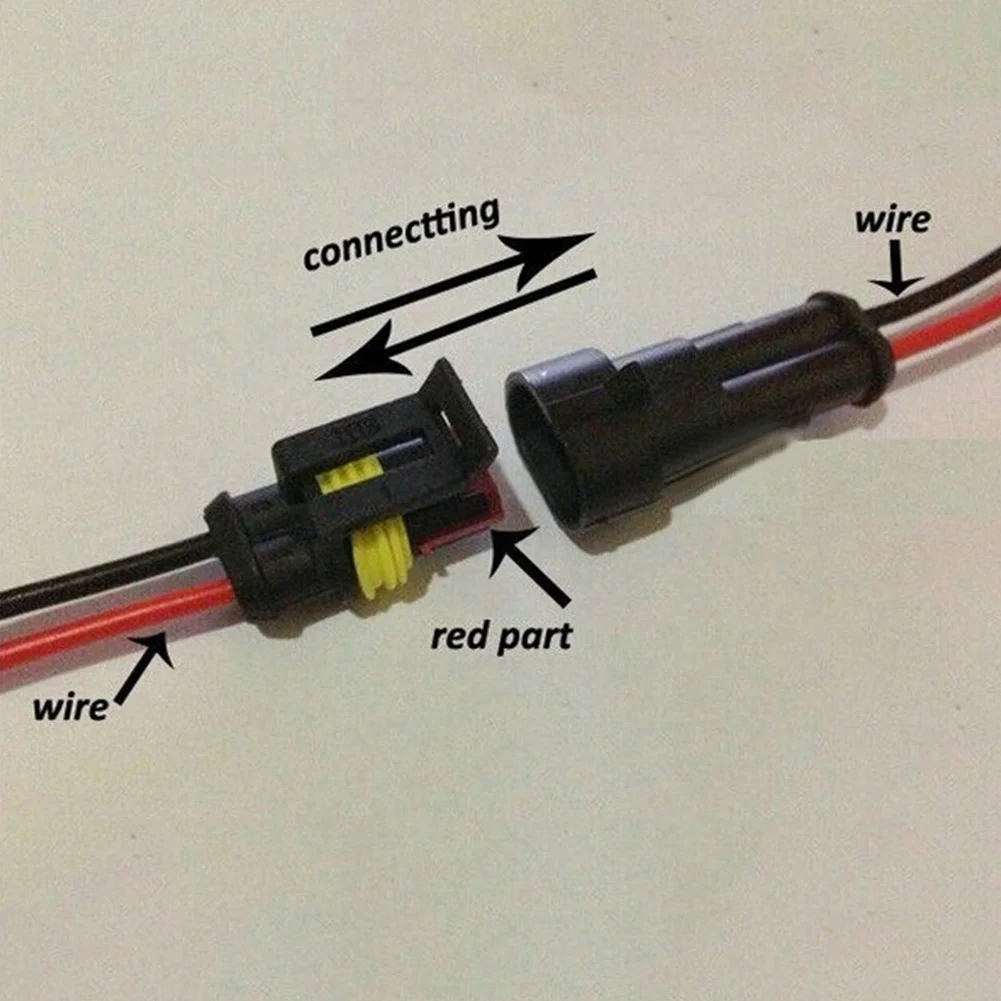 1 шт. автомобильный 2-контактный Электрический провод разъем 1,5 разъема для мотоцикла и скутера автомобиль грузовик