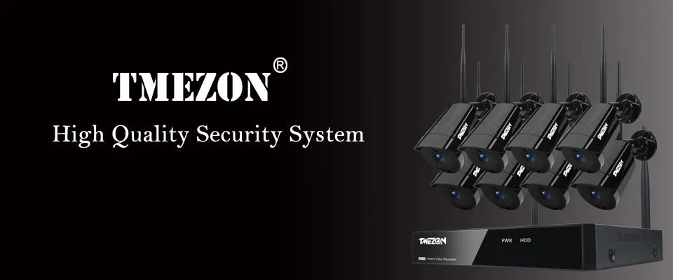 TMEZON 8 канальный CCTV Беспроводной NVR 8 ШТ. 960 P ИК Водонепроницаемый Открытый Обнаружения Движения WI-FI Ip-камера Система Видеонаблюдения Безопасности