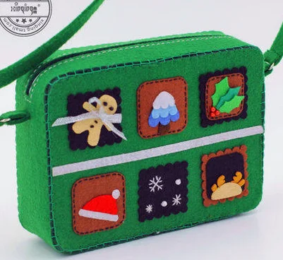 Personality shoulder bag Fabric Felt kit Non-woven cloth Craft DIY Sewing set Felt Handwork Material DIY needlework supplies
