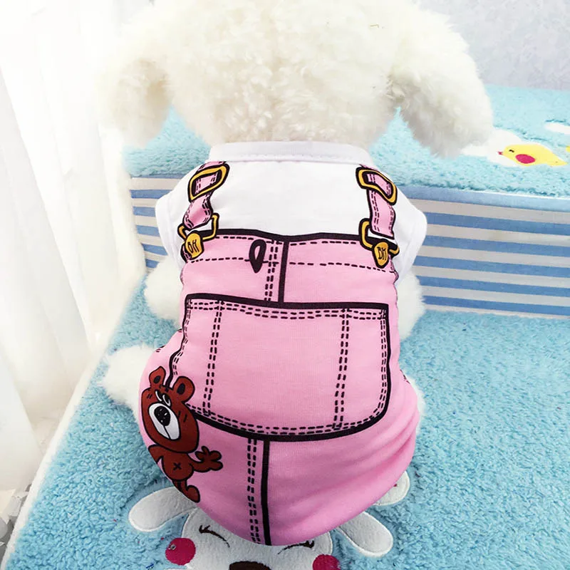 Fashion Pet Dog Clothes for Dogs Summer Soft Cotton Puppy Vest Clothing
