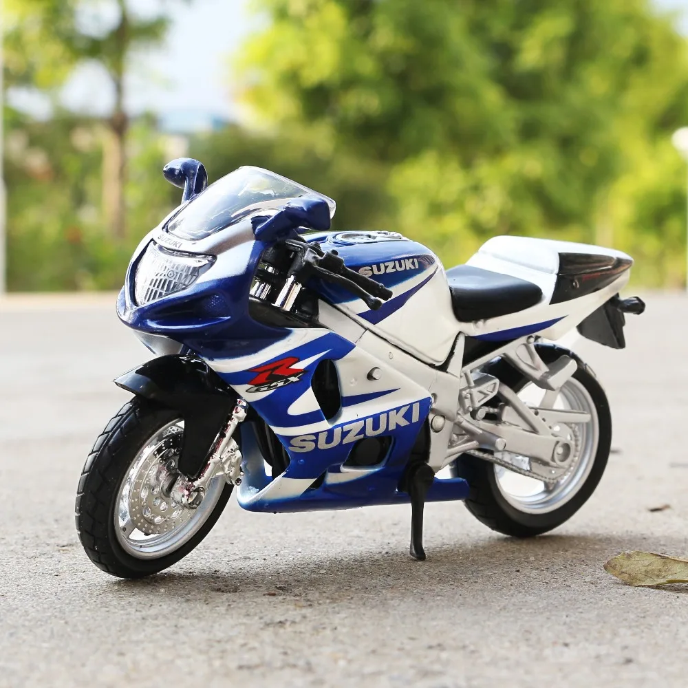 

1:18 Scale Maisto SUZUKI GSX-R750 Motorbike Race Cars Mini Motorcycle Vehicle Models Office Toys Gifts for Kids
