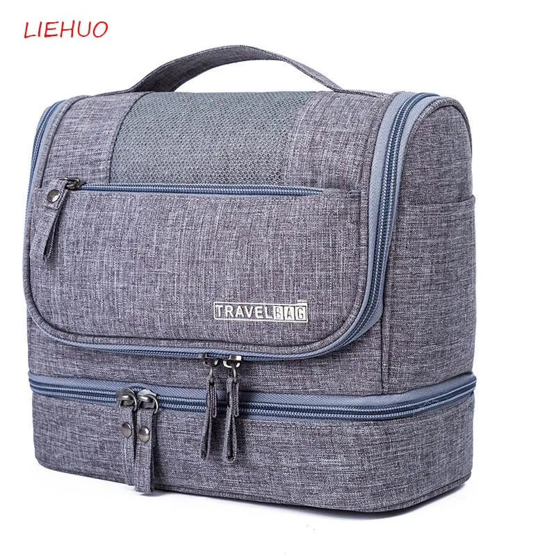 

Men Big Capacity Waterproof Travel Cosmetic bags Neceser Portable hook Wash bag Toilet Organizer Case Women Beauty Makeup Bags35