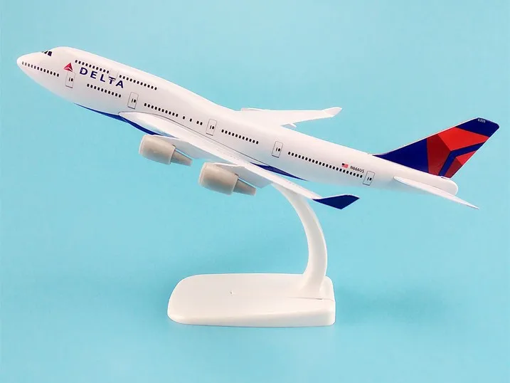 Modelo de Avião de Liga de Metal Modelo de Avião Suporte de Aeronaves Alemão Lufthansa Airways Boeing 747 B747 400 Companhias Aéreas w Presente 20cm ar 3 metal alemão ar lufthansa airways boeing 747