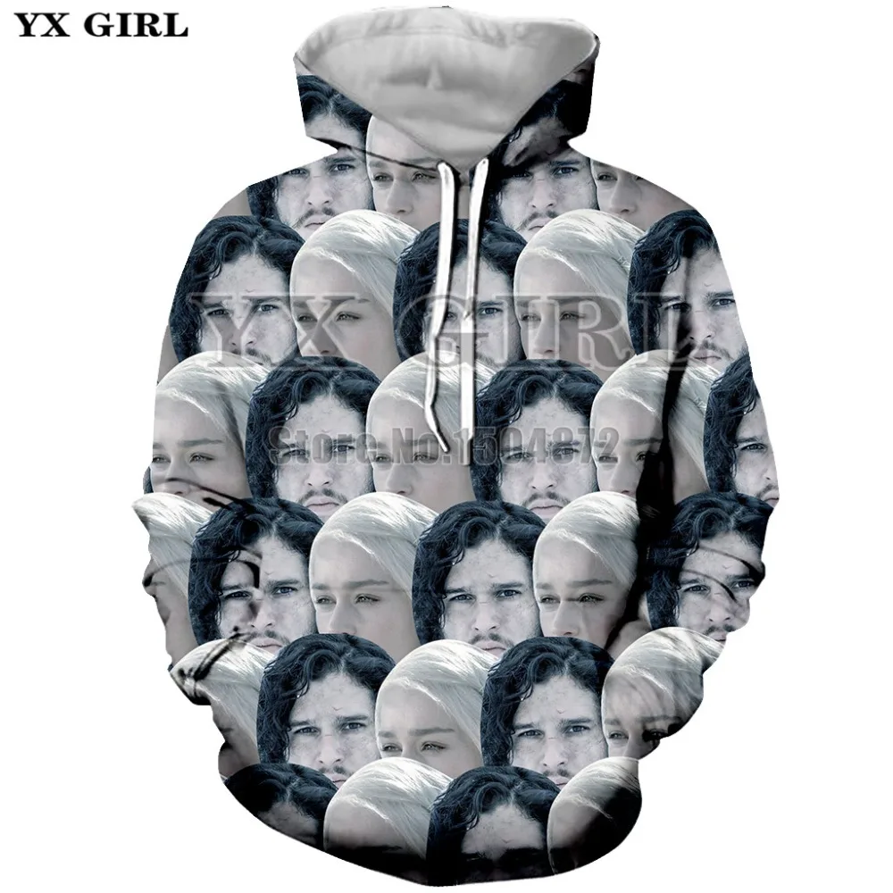

Drop Shipping Game of Thrones 3D Print Sweatshirt For Women Men Hoodies/Zipper Hoodie/Tees/Tank Top/Sweatpants/Casual Shorts