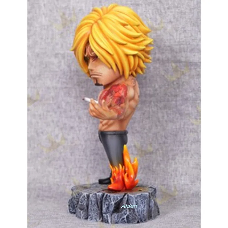 7 "Цельная статуя соломенная шляпа Пираты бюст Vinsmoke Sanji полная длина портрет капитан Луффи анимационная фигурка GK игрушечная коробка Z552