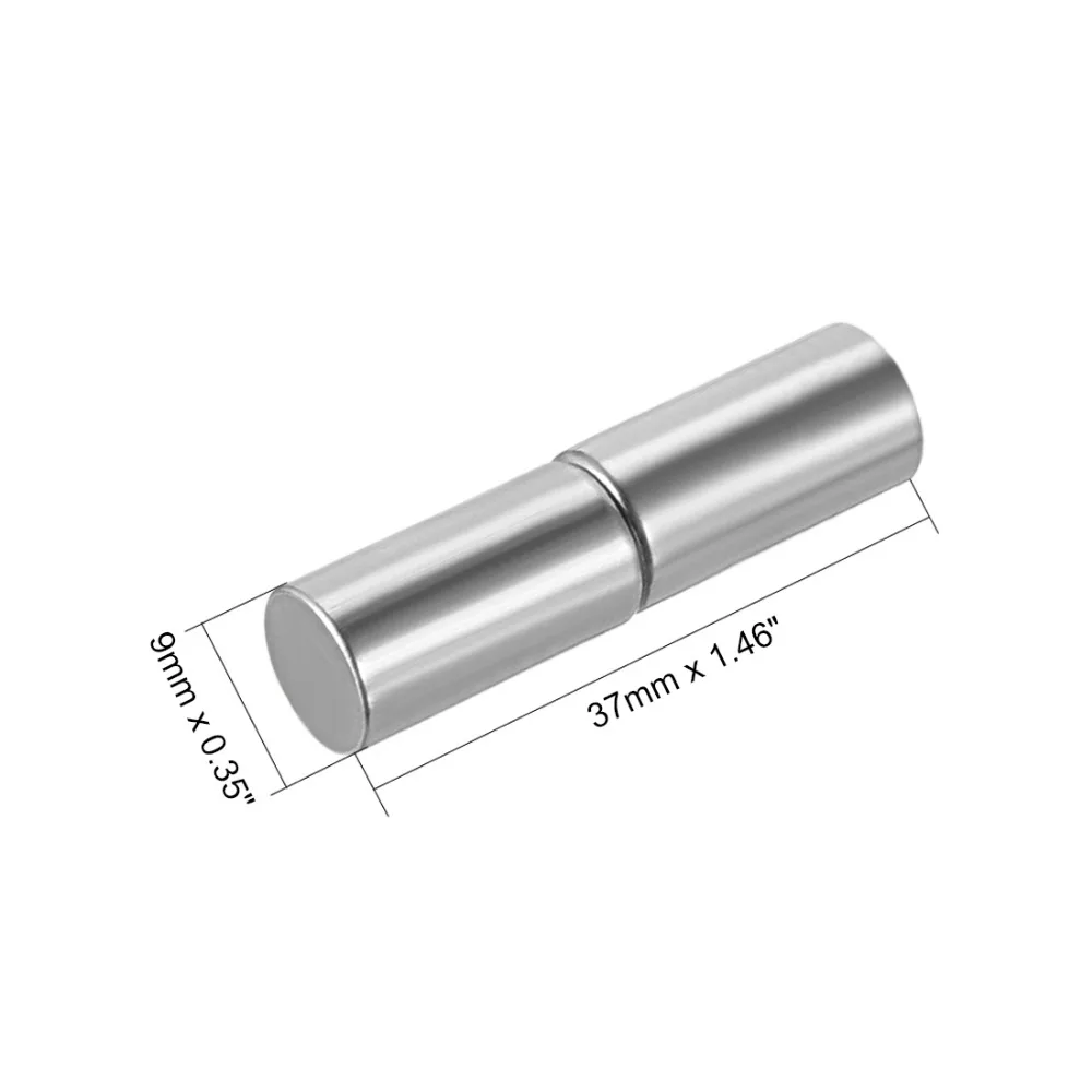 10Set Welded Hinged Cylindrical Removal Door Shaft Hinges 32x8/37x9/53x16mm Home Gate Window Part Male to Female Steel Hinge Pin for stainless steel hinges door hinges
