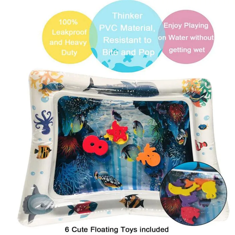 

2019 Creative Dual Use Toys Baby Inflatable Patted Pad Baby Inflatable Crawling Water Cushion - Prostrate Water Cushion Pat Pad