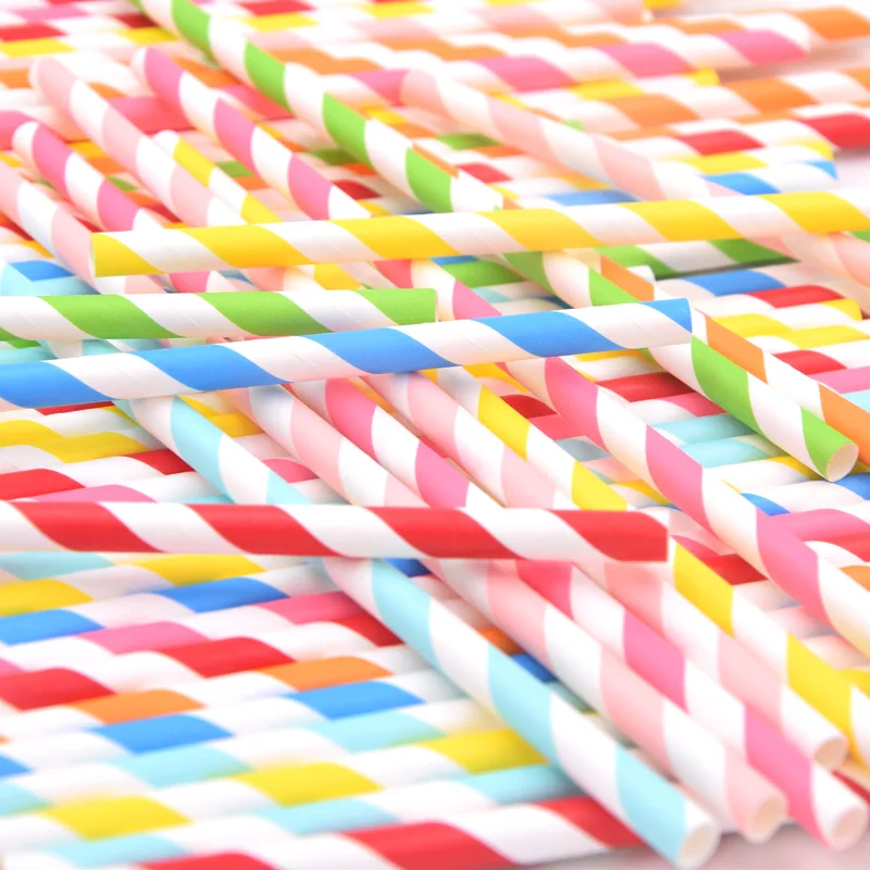 Biodegradable-Paper-Straws-Disposable-Drinking-Straws-For-Party-Events-Decor-Stripe-Foil-Star-Bamboo-Straws-For