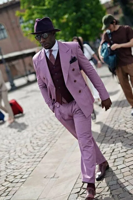 lavender-men-wedding-tuxedos-double-breasted