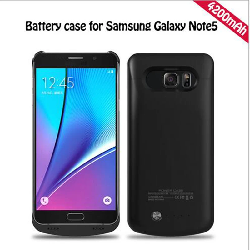 Чехол для аккумулятора Samsung Note 5 4200 мАч 2018 чехол запасного Galaxy аккумулятора|Чехлы