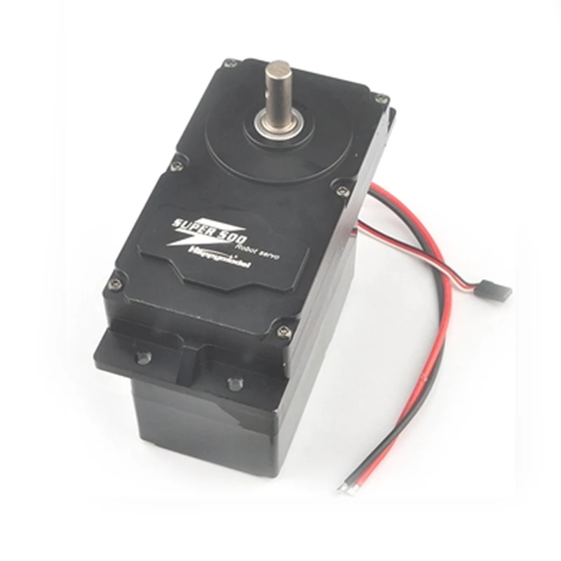 JMT SUPER500 500KG.CM High Torque Metal Servo 12V-24V DC Input Support PWM Servo BEC 5V For DIY Large Robot Arms JMT SUPER500 500KG.CM High Torque Metal Servo 12V-24V DC Input Support PWM Servo BEC 5V For DIY Large Robot Arms