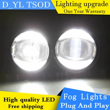 

Car Styling Daytime Running Light 2009 for Acura TL LED Fog Light Auto Angel Eye Fog Lamp LED DRL High&Low Beam Fast Shipping
