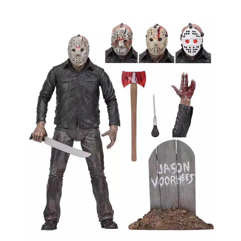 7inch 18cm Friday The 13th Part V 5 A New Beginning Jason Voorhees PVC Action Figure Model Toy Doll Christmas Gift  (3)