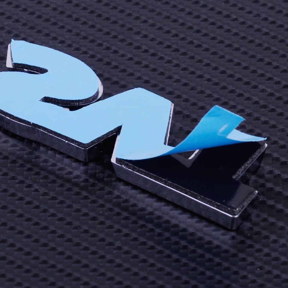 Silver Car Side Rear Trunk SVT Logo Emblem Decals Badge Sticker Decoration Auto
