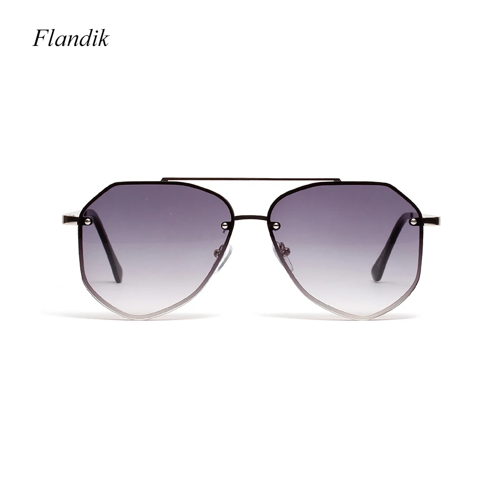

Oversized Pilot Mirror Gradient Sunglass Women 2019 Metal Tortoise Frame Vintage Fashion Luxury Brand Designer Outdoor UV 400
