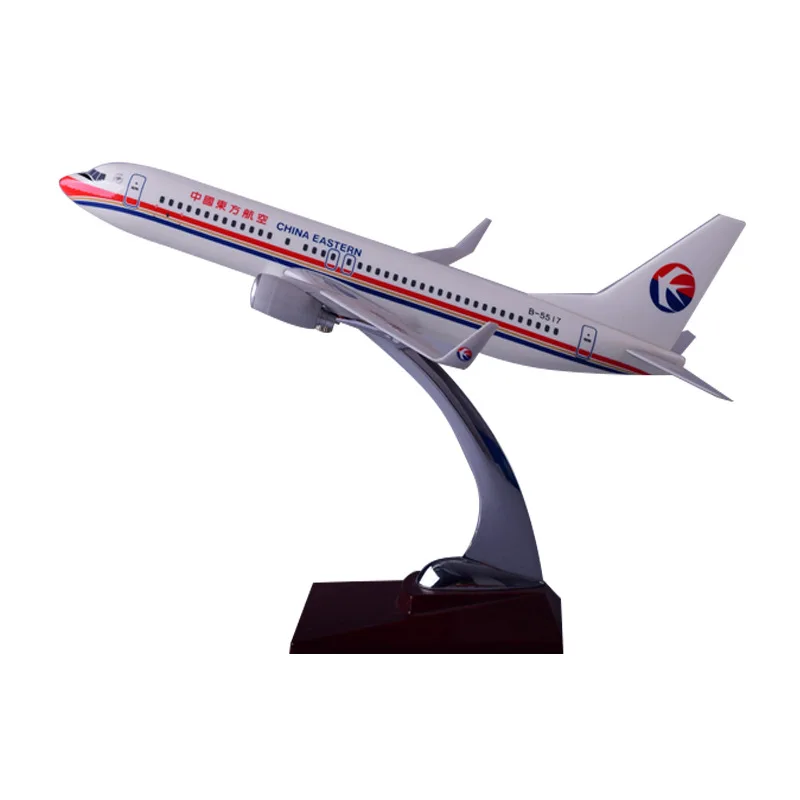 Модель самолета B737 32 см China East Airlines Resin модель Боинг 737 аэробука восточные