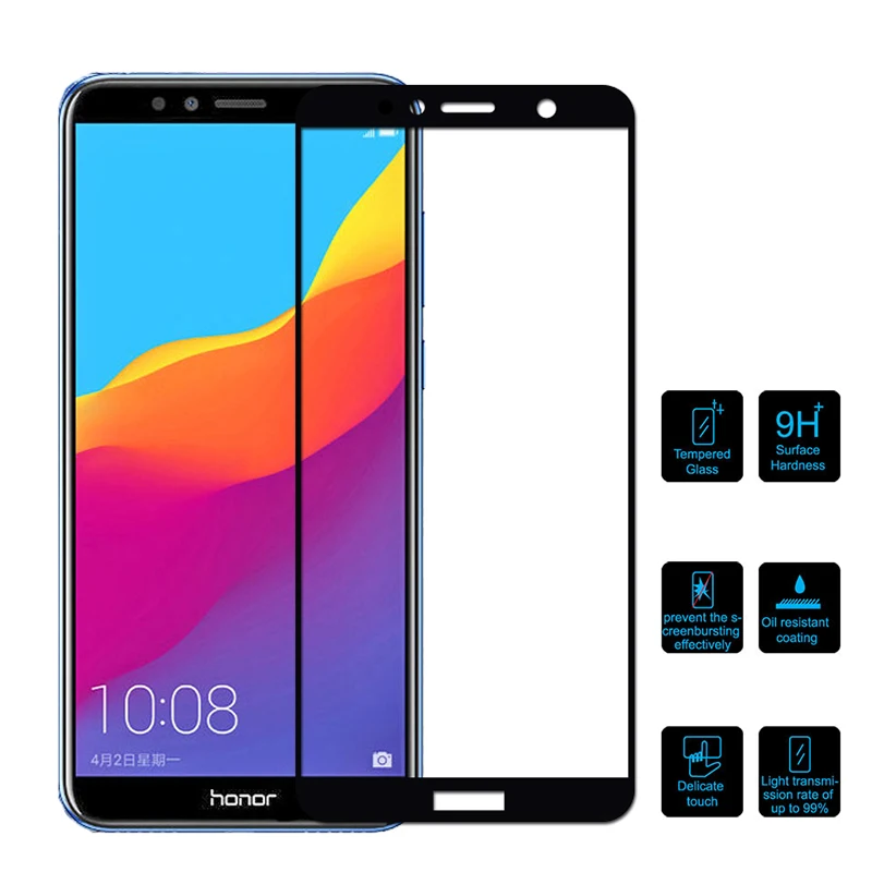 Защитное стекло закаленное для Huawei Honor 7a 7c pro|Защитные стёкла и плёнки| |