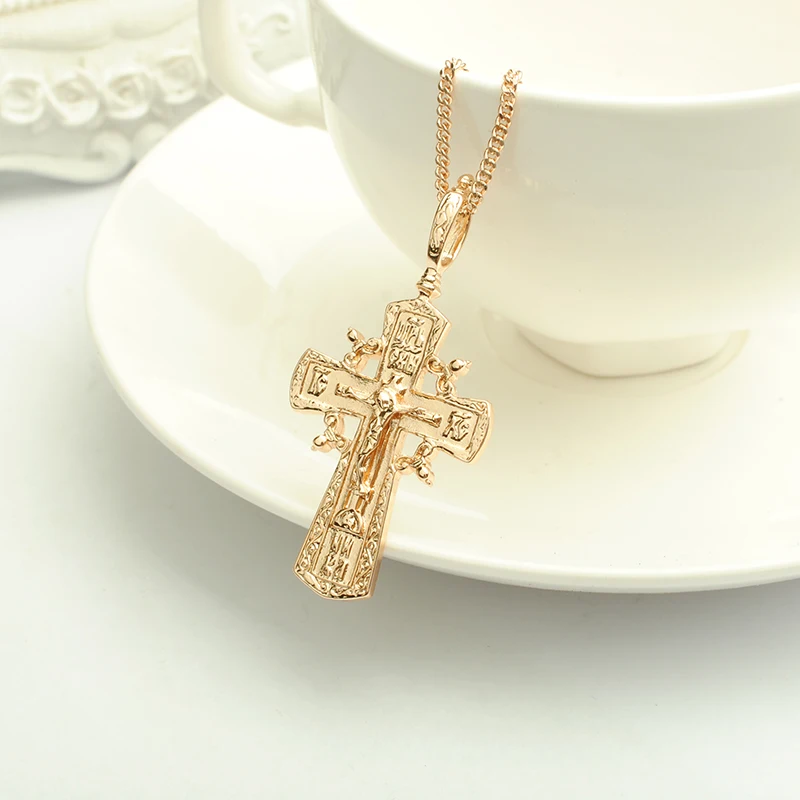 2017 New Arrival Classic Men Women Greek Orthodox Cross Jewelry Unisex