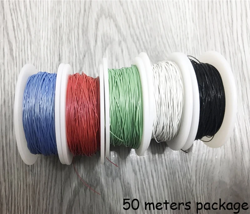 UL10064 Single Wire AWM 26AWG 28AWG 30AWG 32AWG 34AWG 36AWG FEP Electronic wire High temperature resistance Wire Cable soft A (8)
