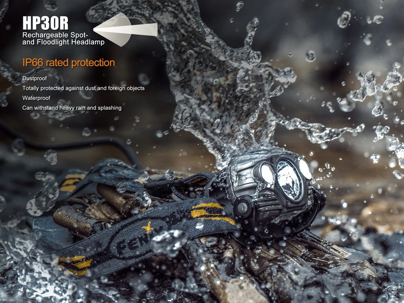 Fenix HP30R Rechargeable Spotlight and Floodlight Headlamp (14)