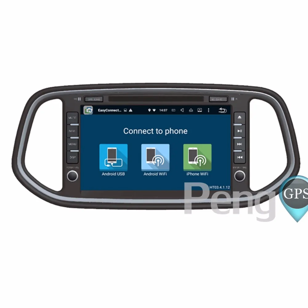 Best Octa Core 2 Din Stereo Android 8.0 Car CD DVD Play GPS Navigation Radio for KIA KX3 2014 2015 2016 2017 Autoradio Headunit WIFI 5