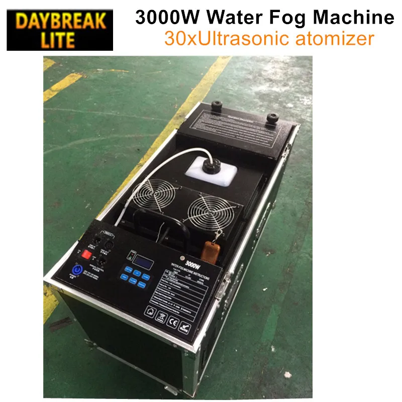 

DAYBREAKLITE low lying 3000w water fog smoke machine with flight case 30heads Ultrasonic atomizer powerful ground fog effect