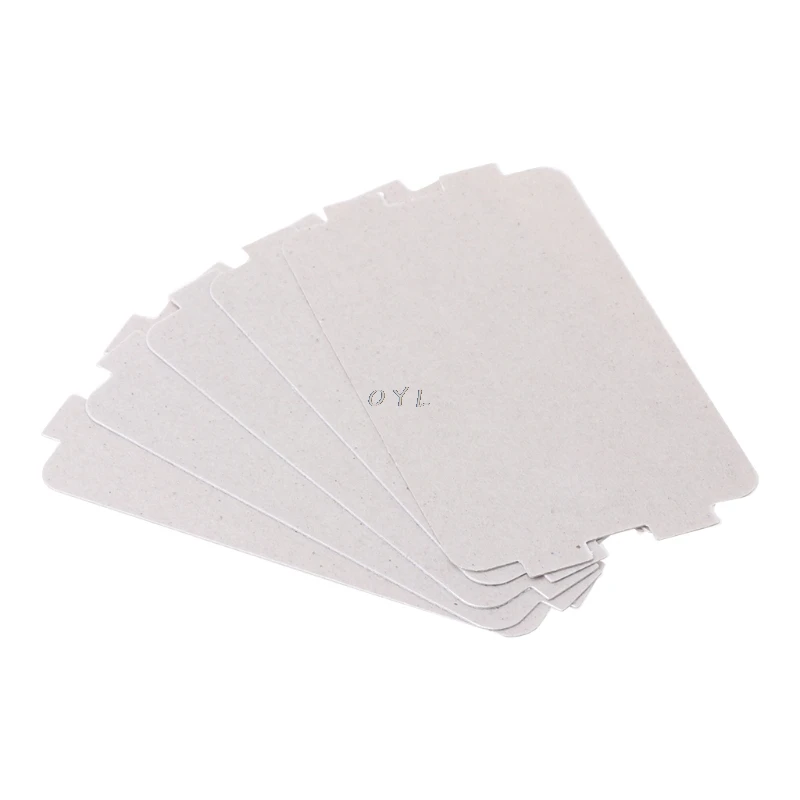 Microwave Oven Mica Plate Sheet 107x64mm Replacement Part For Midea 5Pcs
