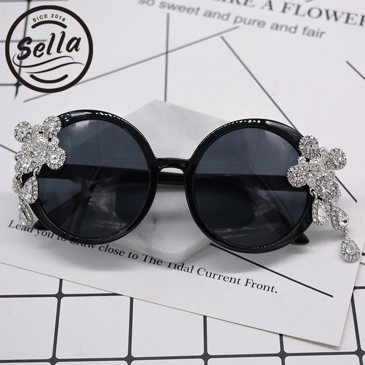Женские солнцезащитные очки в стиле барокко с головой тигра|brand sun glasses|designer