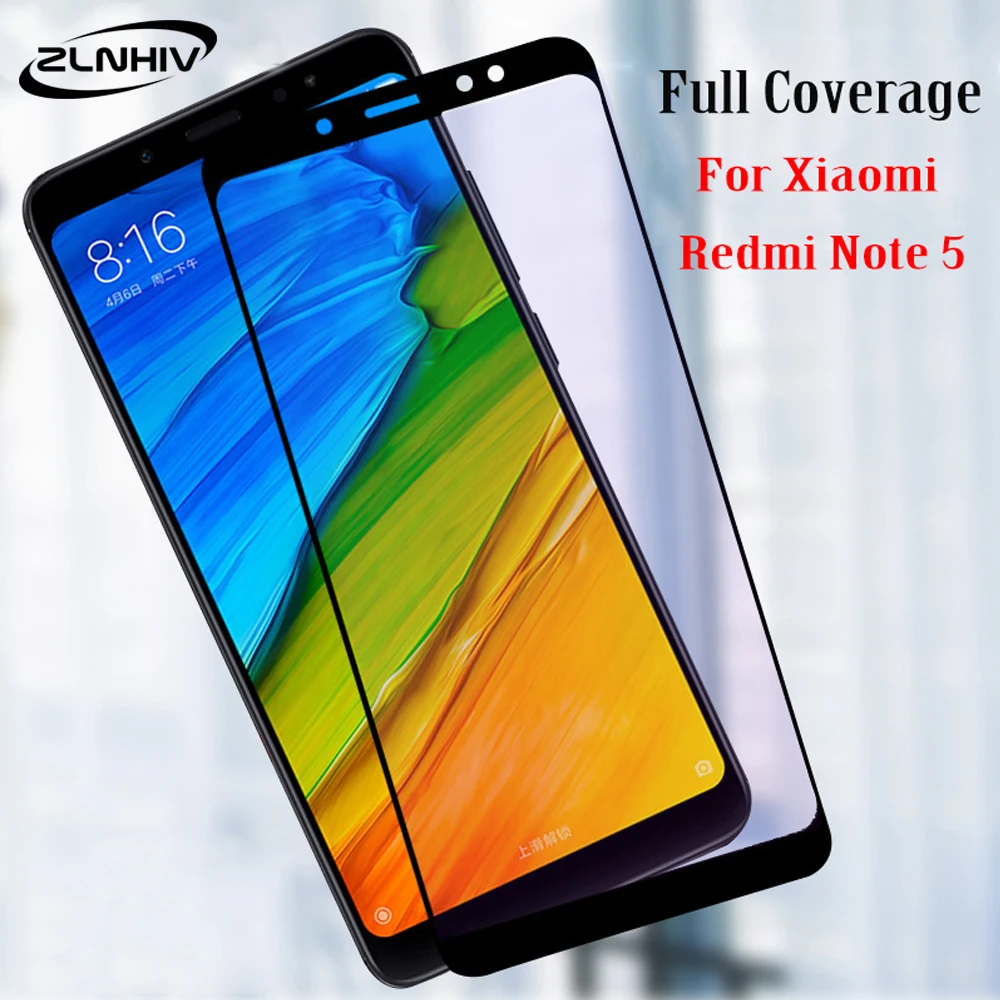 

ZLNHIV 3D protective glass for xiaomi redmi note 5 pro plus 5A 4 4X S2 tempered on glass smartphone phone screen protector film