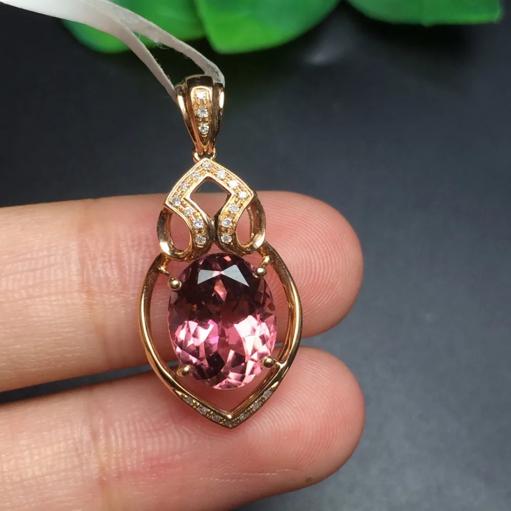 Fine Jewelry G18K Real 18K Gold Jewelries Rose Gold 100