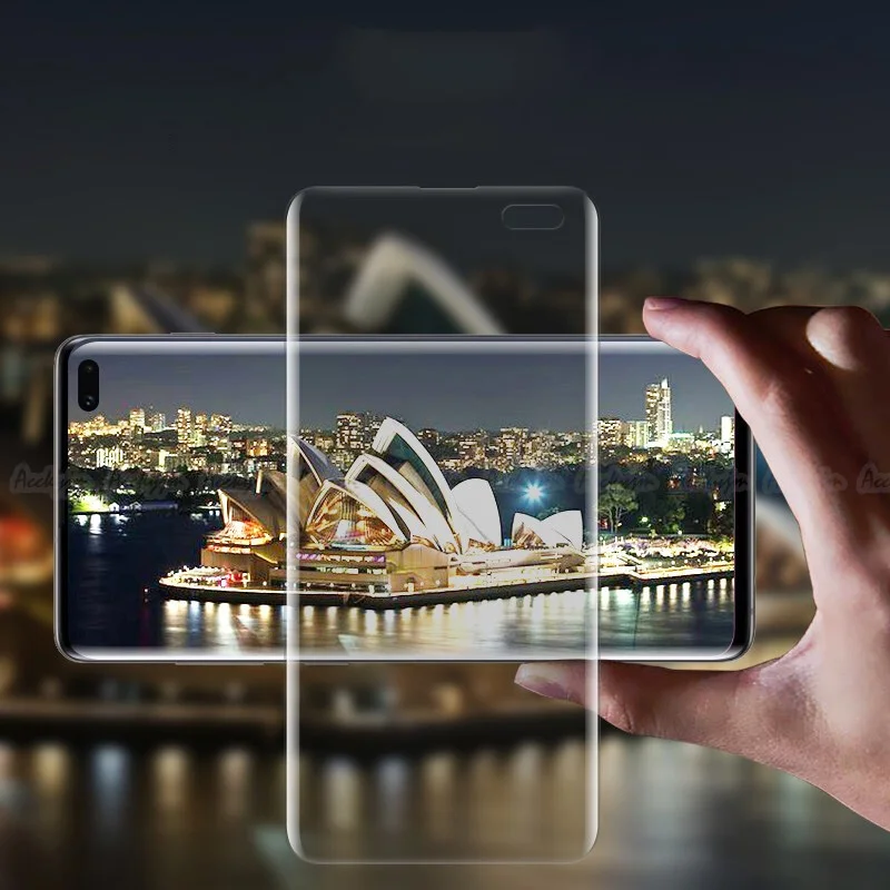 UVR анти шпион конфиденциальности Гидрогелевая пленка для samsung Galaxy S10e S10 Plus 3D полное покрытие экрана протектор S10Plus сканер отпечатков пальцев
