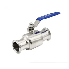 1-1/" 1,5" диаметром 38 мм Нержавеющая сталь SS304 санитарно полный Порты и разъёмы мяч клапанный зажим Тип Ferrule