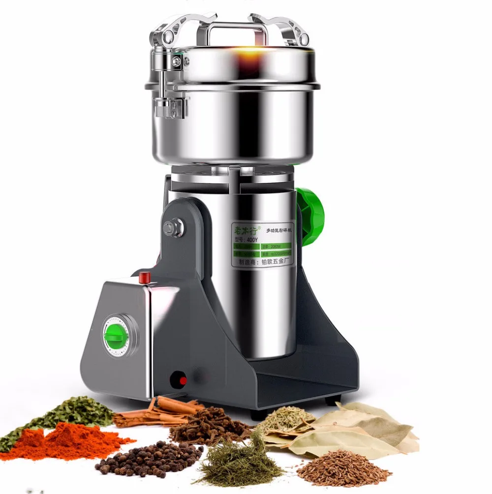 2500g Electric Herb Grain Mill Grinding Machine Ultra fine Pulverizer