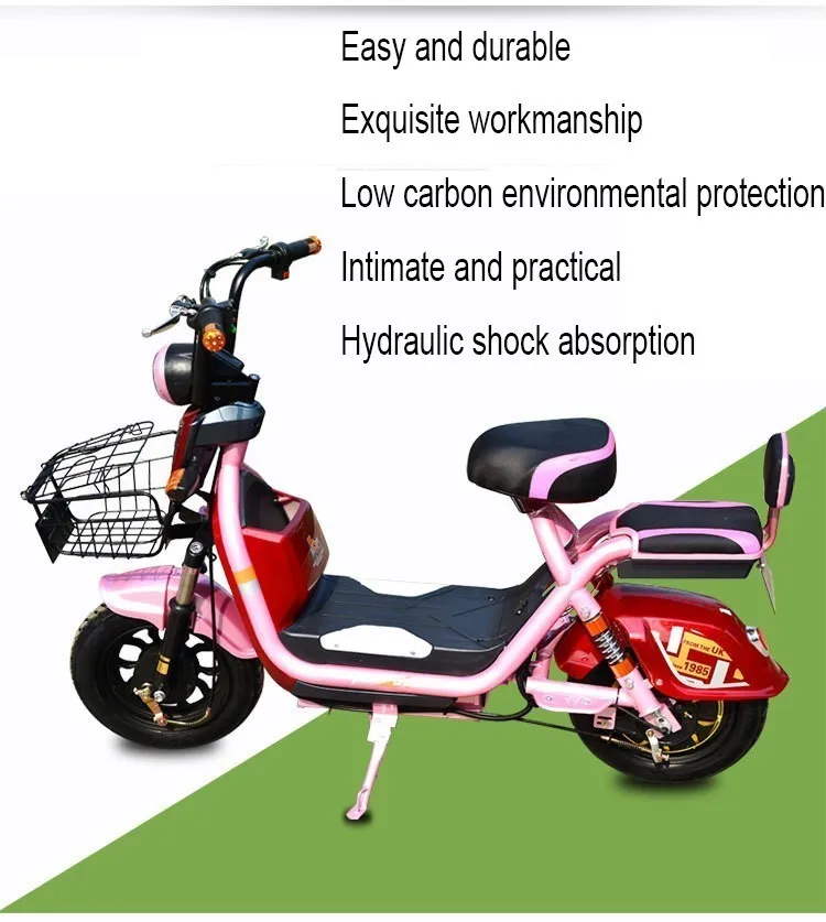 Top New Pattern Electric Vehicle Adult Electric Power Bicycle Electric Power Motorcycle Mini Battery Cart 3