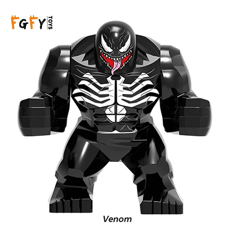 Одиночная продажа Bad guy Anti Venom Человек паук Legoingly фигурки Marvel супер герой