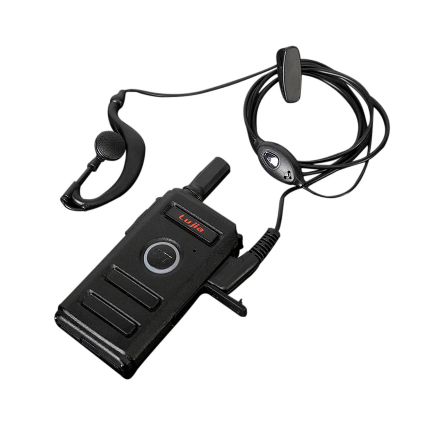 

Portable Mini 2 Pin K Type Plug Earpiece Headset Wired Earphone with Microphone Universal Ear Hook Walkie-talkie