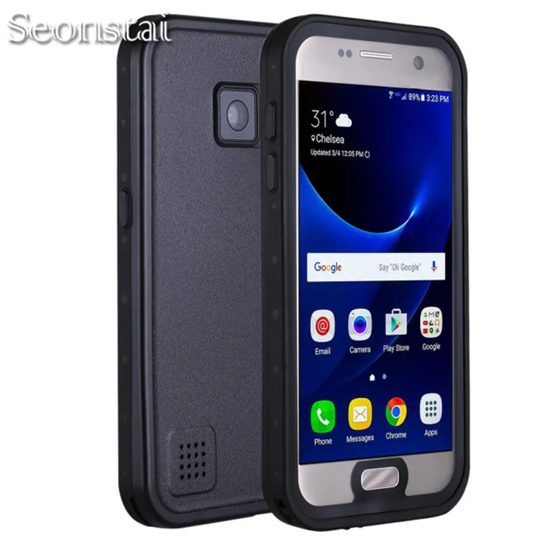 Для Samsung Galaxy S7 Edge водонепроницаемый чехол IP68 Подводный ПК + ТПУ бронированный S725